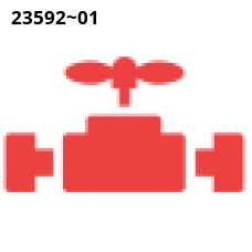 Кран шаровой Tecofi BS3242 Ду25 Ру16 фланцевый, полнопроходной, чугунный